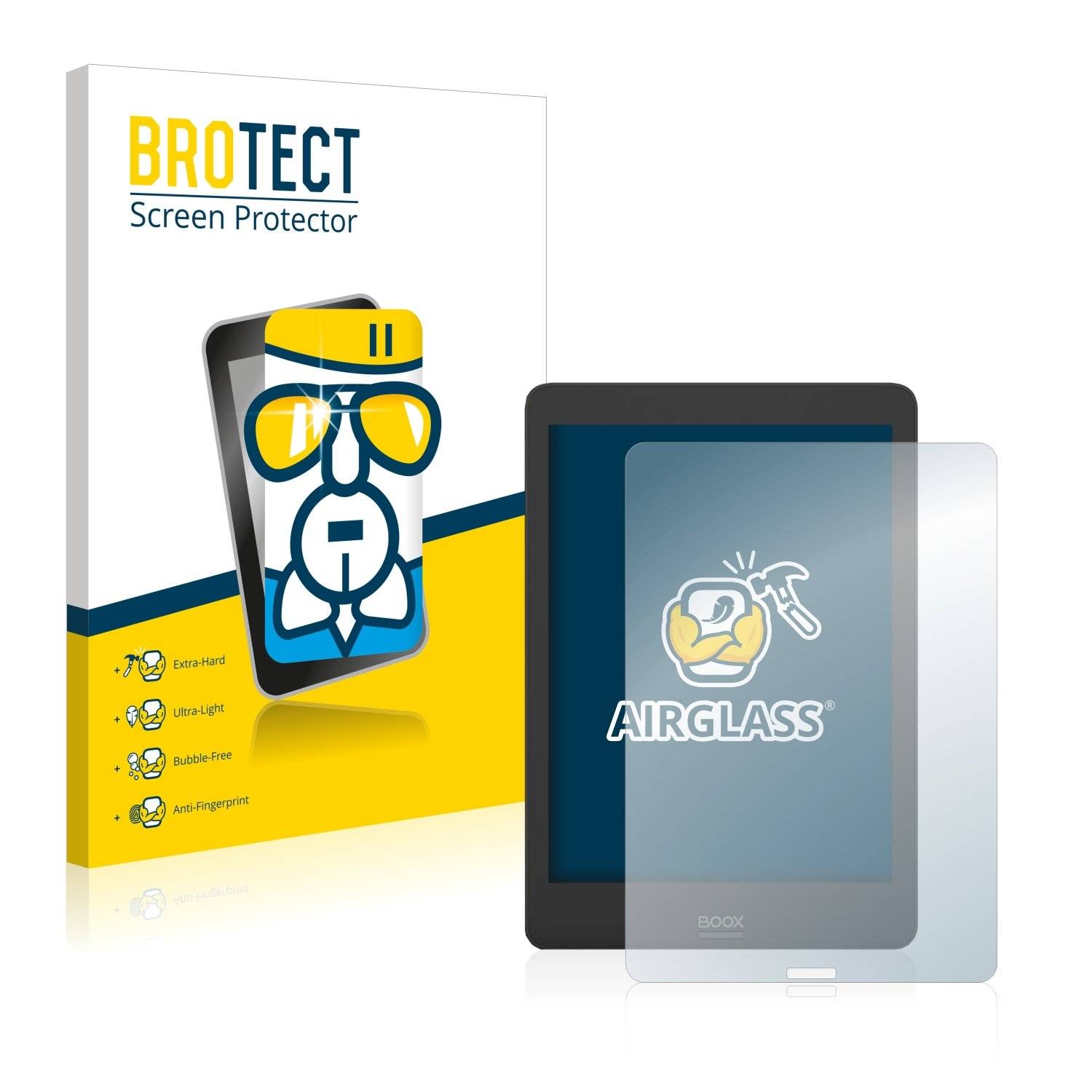BROTECT AirGlass Panzerglasfoli fü Ony Boo Nov Pro