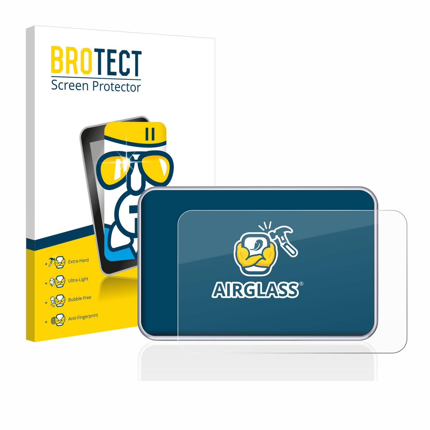 BROTECT AirGlass Glas Panzer-Folie für Tandem diabetes care t:slim X2 Insulin Pump - Schutzglas