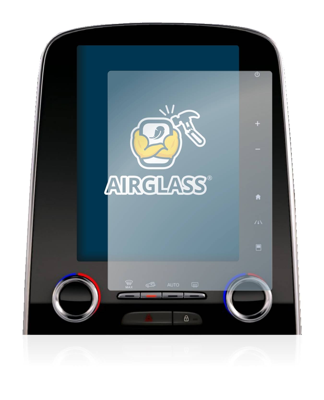 BROTECT AirGlass Glas Panzer-Folie für Renault Espace R-Link 2 8.7 - Schutzglas
