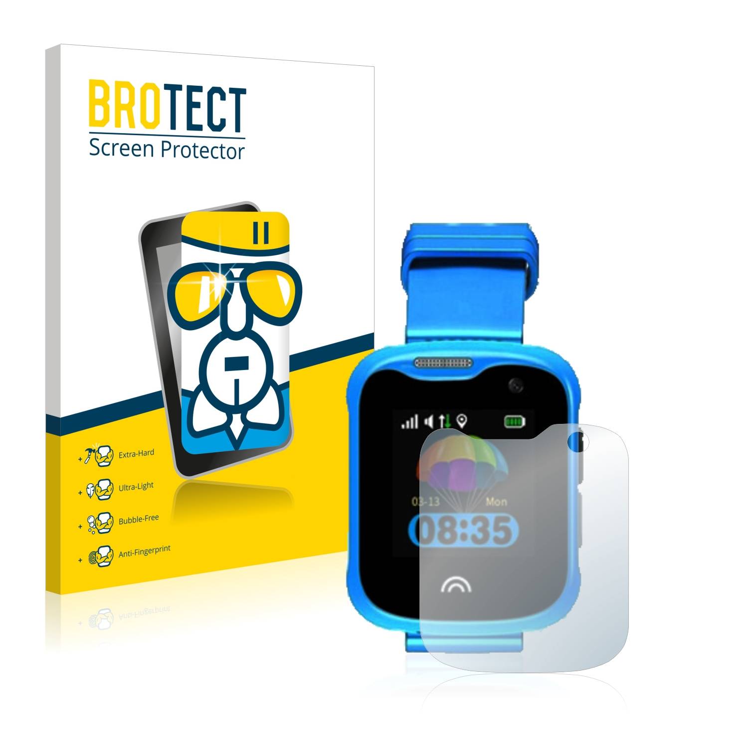 BROTECT AirGlass Glas Panzer-Folie für KiDSnav Ultra - Schutzglas