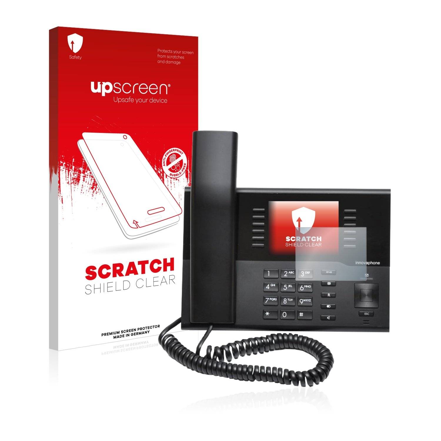 upscreen Scratc Shiel Clea Premiu Displayschutzfoli fü Innovaphon IP222