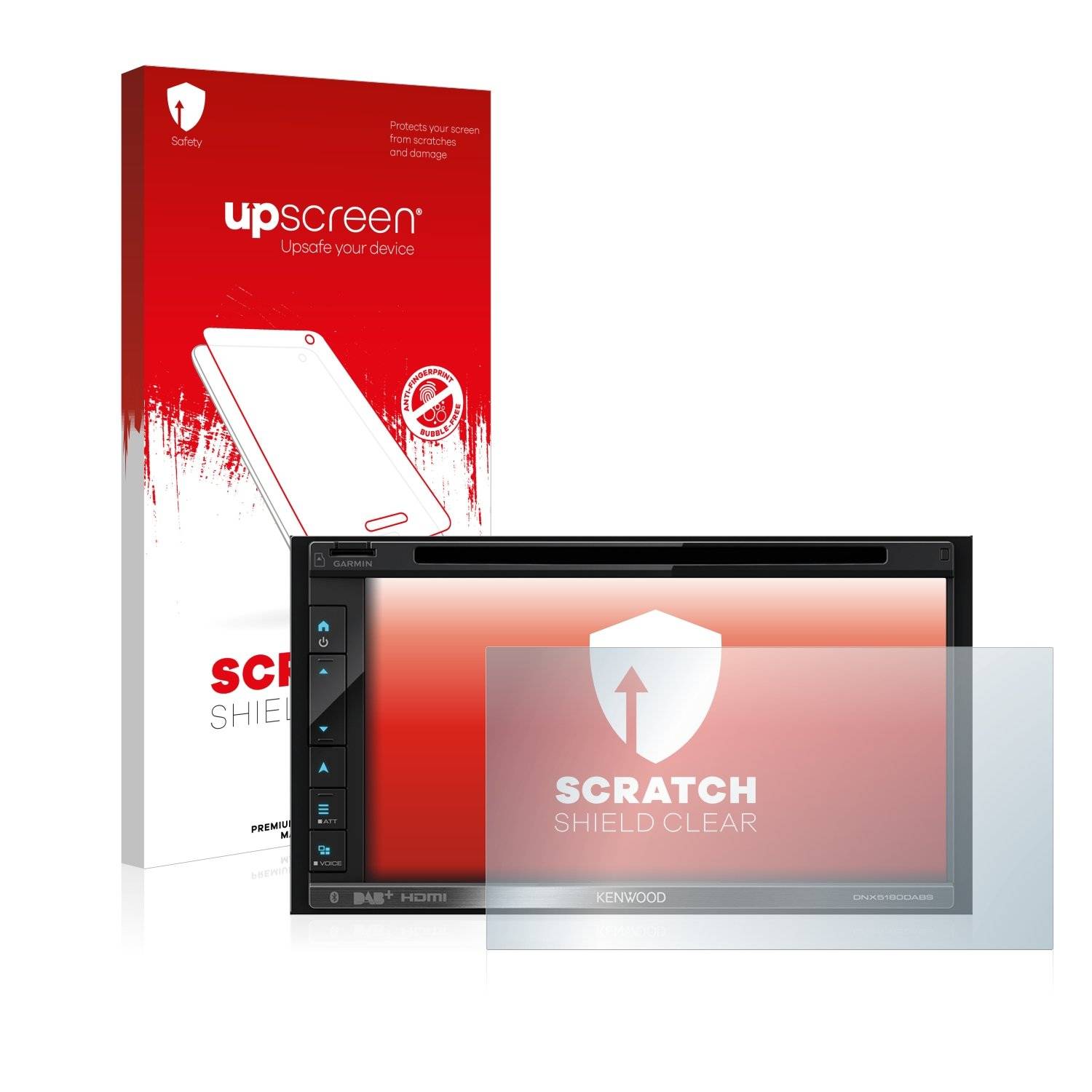 upscreen Scratc Shiel Clea Premiu Displayschutzfoli fü Kenwoo DNX5180DABS
