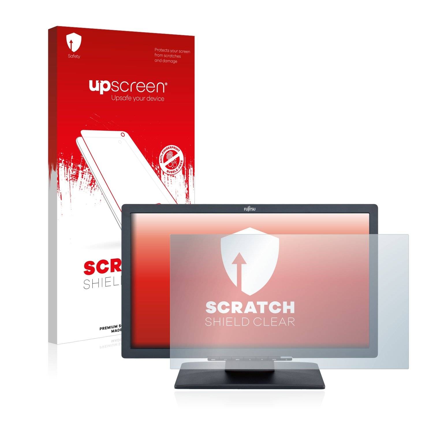 upscreen Scratc Shiel Clea Premiu Displayschutzfoli fü Fujits E22T- Pro