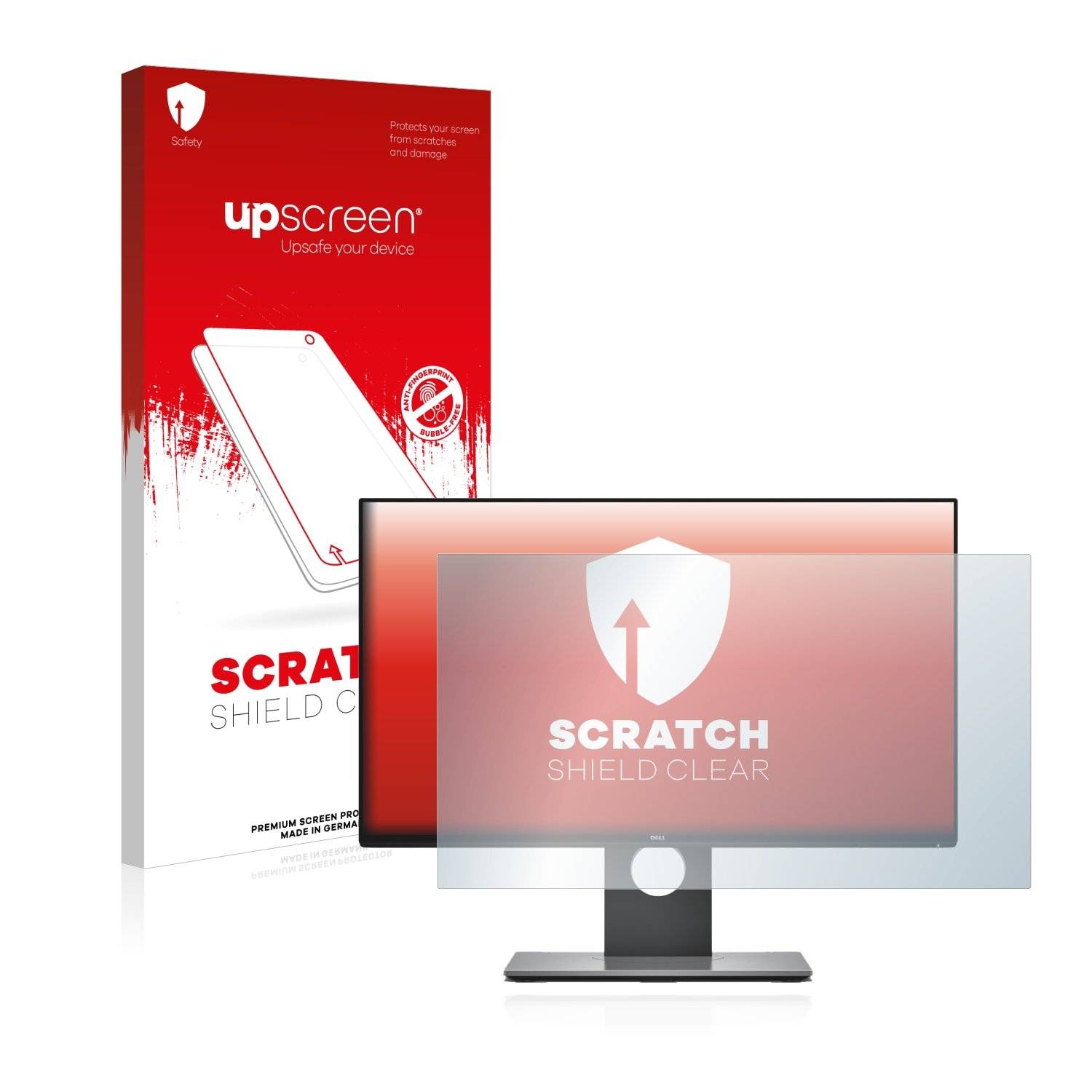 upscreen Scratc Shiel Clea Premiu Displayschutzfoli fü Del UltraShar U2417H