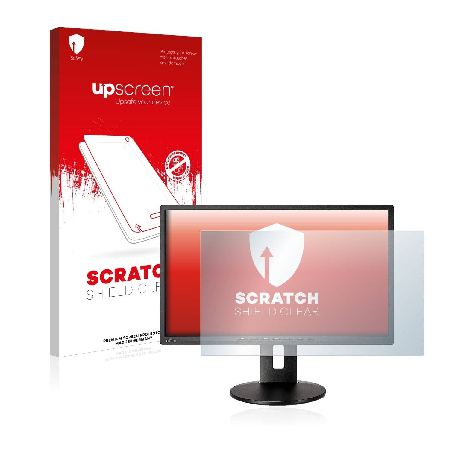 upscreen Scratc Shiel Clea Premiu Displayschutzfoli fü Fujits E20T- LED