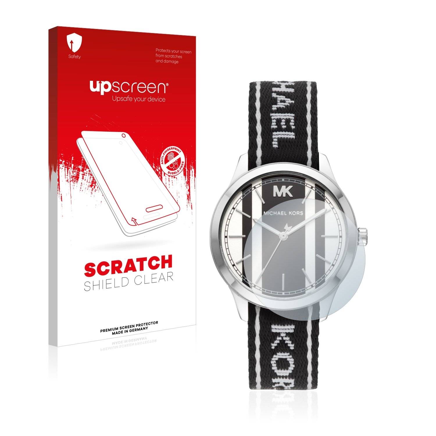 upscreen Scratc Shiel Clea Premiu Displayschutzfoli fü Michae Kor Runwa MK279 (3 mm)