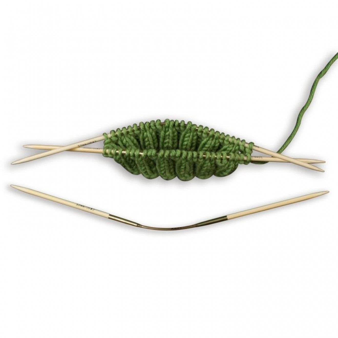 Rundstricknadel CraSy Trio Bambus 2,25 mm 24 cm 3 St