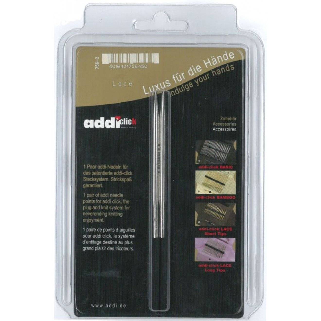 addi-click Lace Spitzen 6,00 mm 9,00 cm 1 Paar