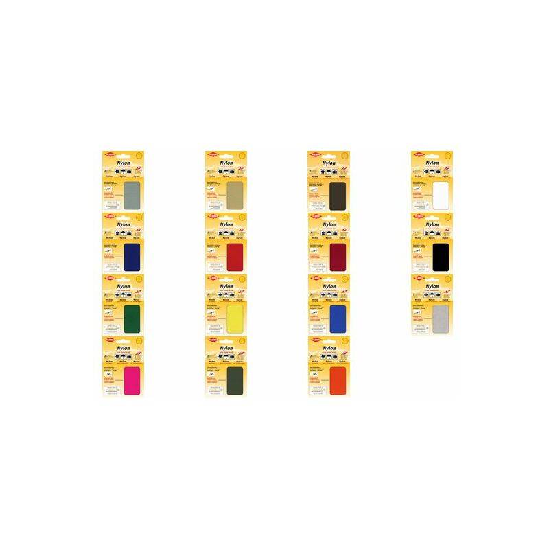 KLEIBER Nylon-Flicken, selbstklebend, grau