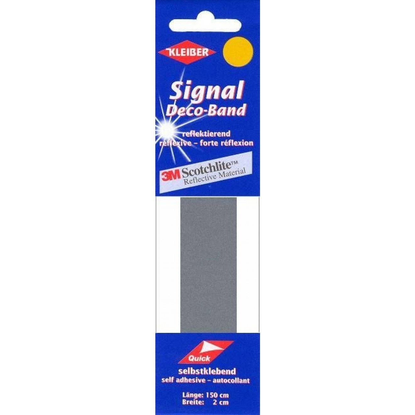 Signal-Deko-Band selbstklebend 2 cm 24 neon/gelb 150 cm 1,50 m