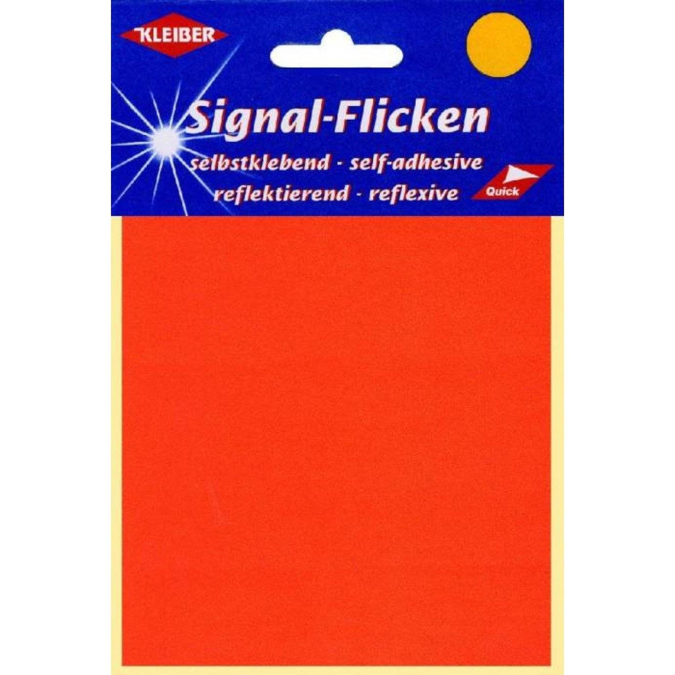 Signal-Flicken selbstklebend ca. 10x20 cm 33 neon/gelb