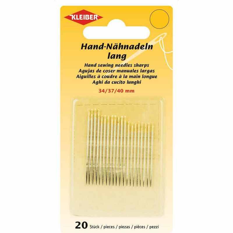KLEIBER Hand-Nähnadel-Set, 20-teilig, lang