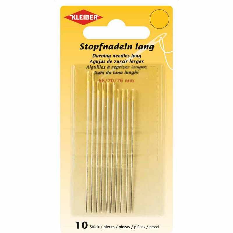 KLEIBER Stopfnadel-Set, lang, 10-teilig