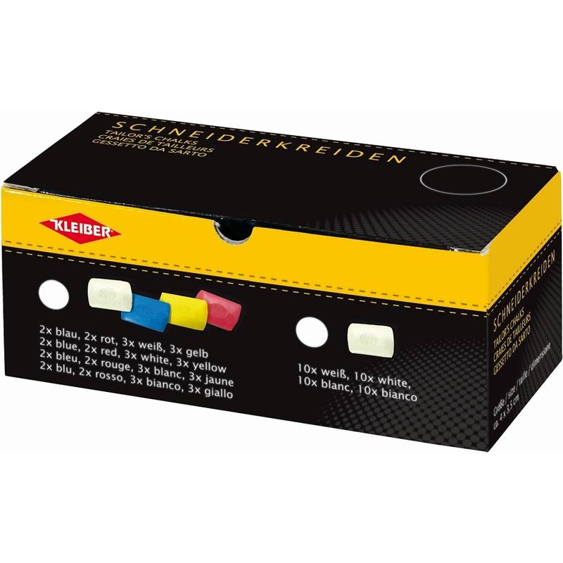 KLEIBER Schneiderkreide, 10er Set, weiß