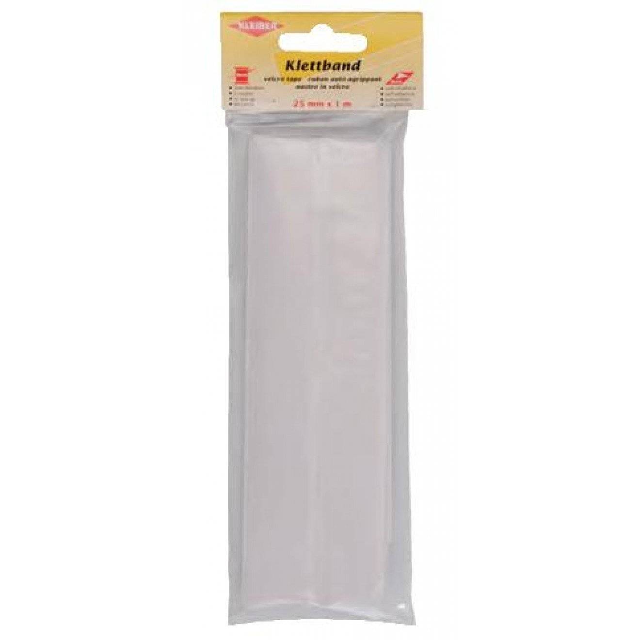 Klettband ca. 25 mm 01 schwarz 1 m