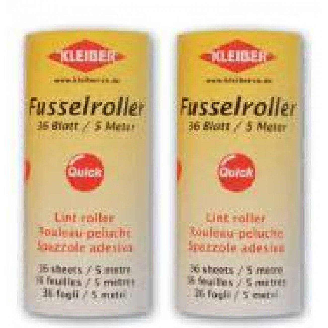 2 Ersatzrollen für Fusselroller ca. 5 m à 36 Blatt je Rolle 2 St