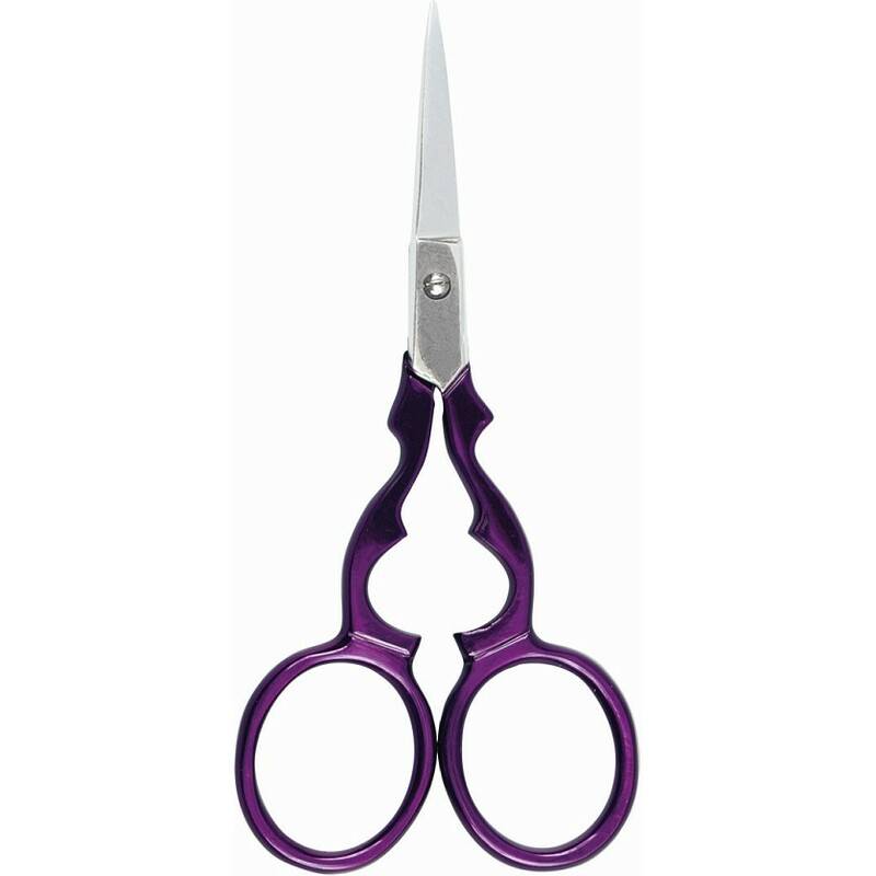 KLEIBER Stickschere, Länge: 90 mm, violett
