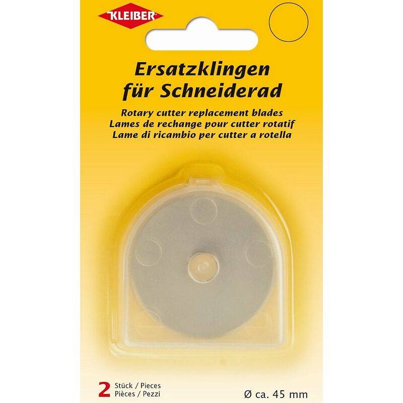 KLEIBER Ersatzklingen für Rollmesser/Schneiderad, 2er Set