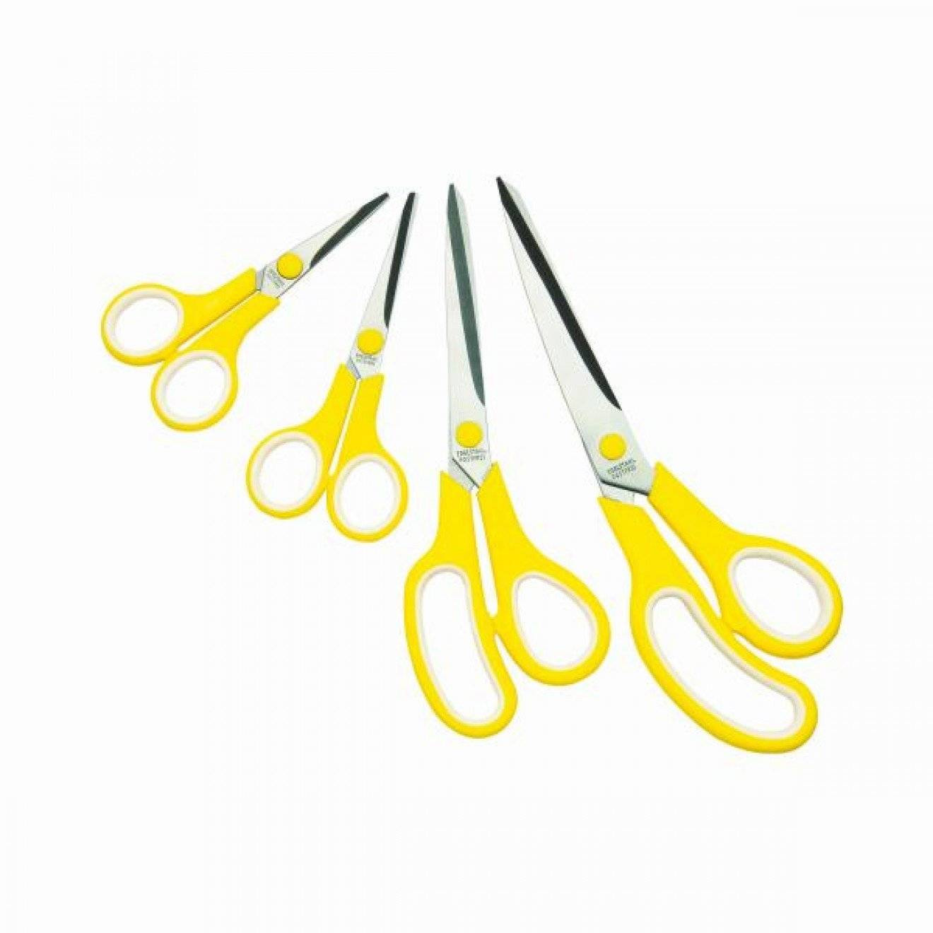 Scheren-Set auch für Linkshänder 14+21,5+24,5 cm 3 St