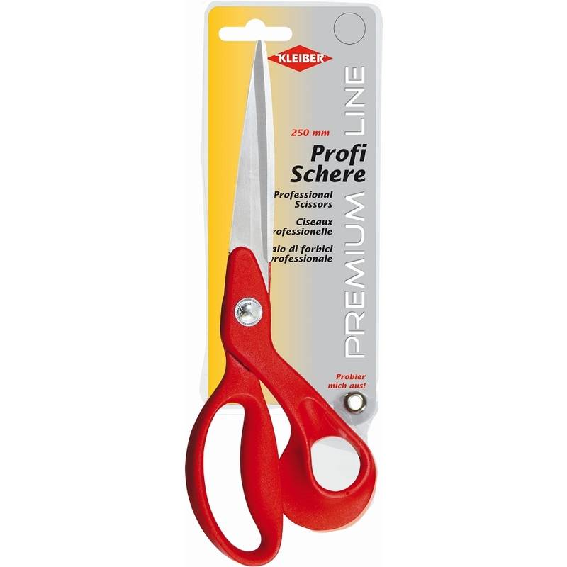 KLEIBER Schneiderschere "Premium Line", Länge: 245 mm, rot