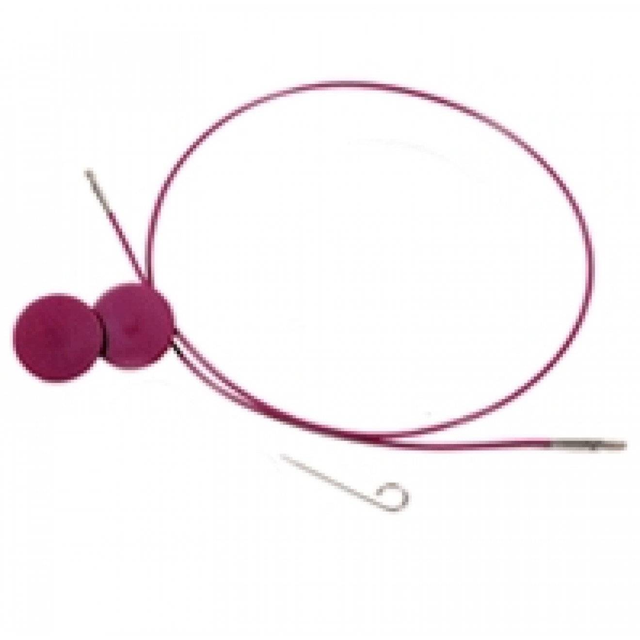 Seil für Nadelspitzen 94 cm lila 120 cm