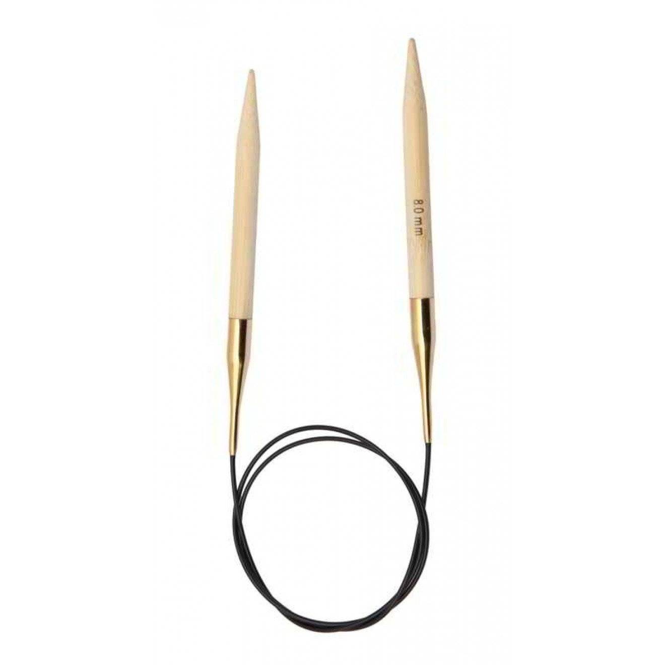 Rundstricknadel bamboo 3,75 mm 80 cm