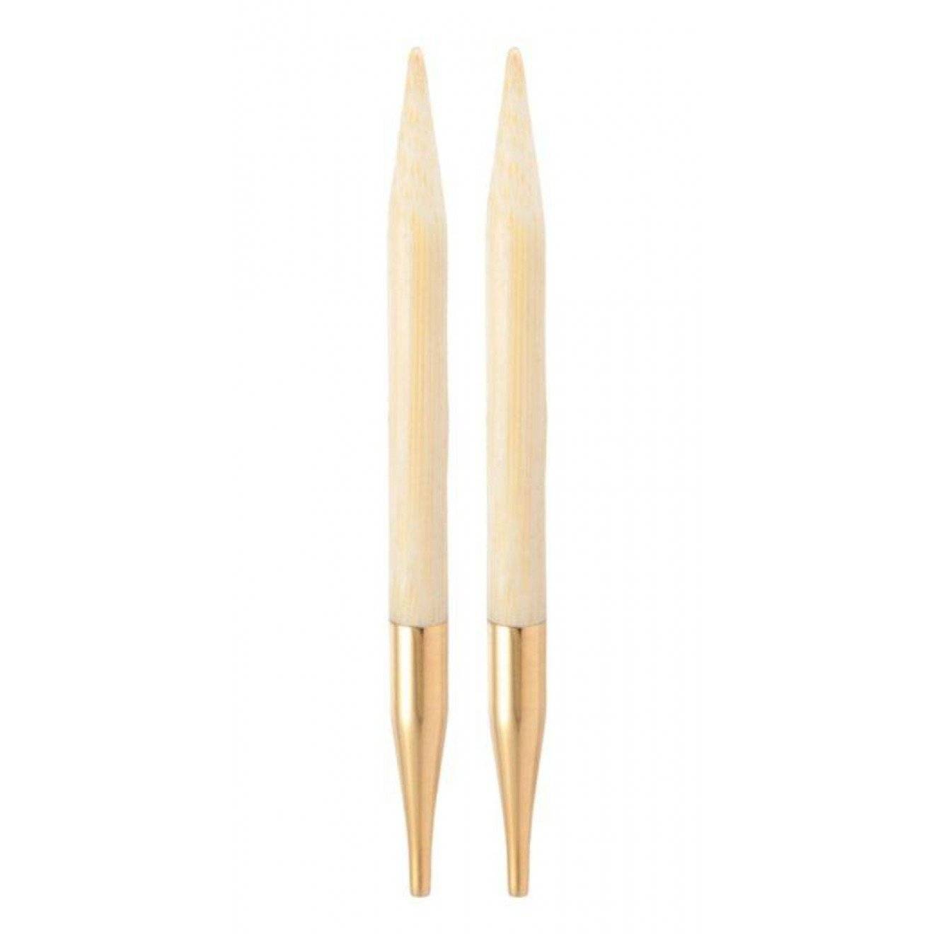 Austauschbare Rundstricknadeln bamboo 9,00 mm 128 mm 2 St