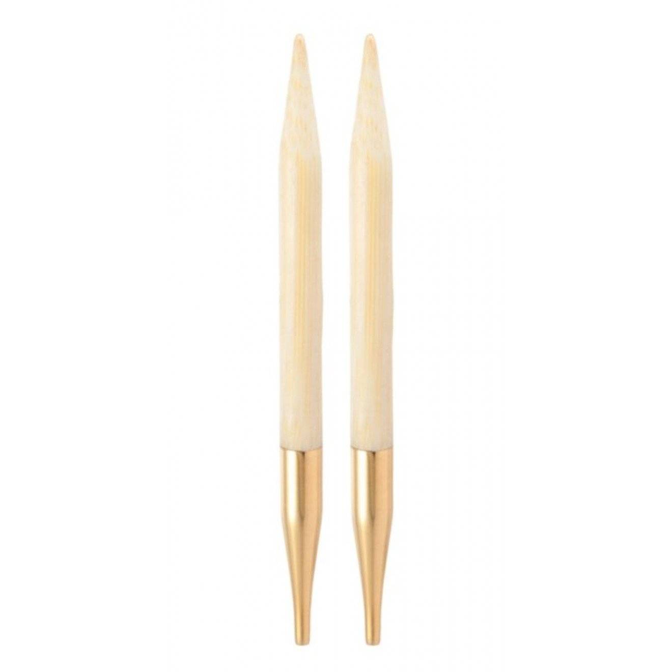 Austauschbare Rundstricknadeln bamboo 9,00 mm 128 mm 2 St