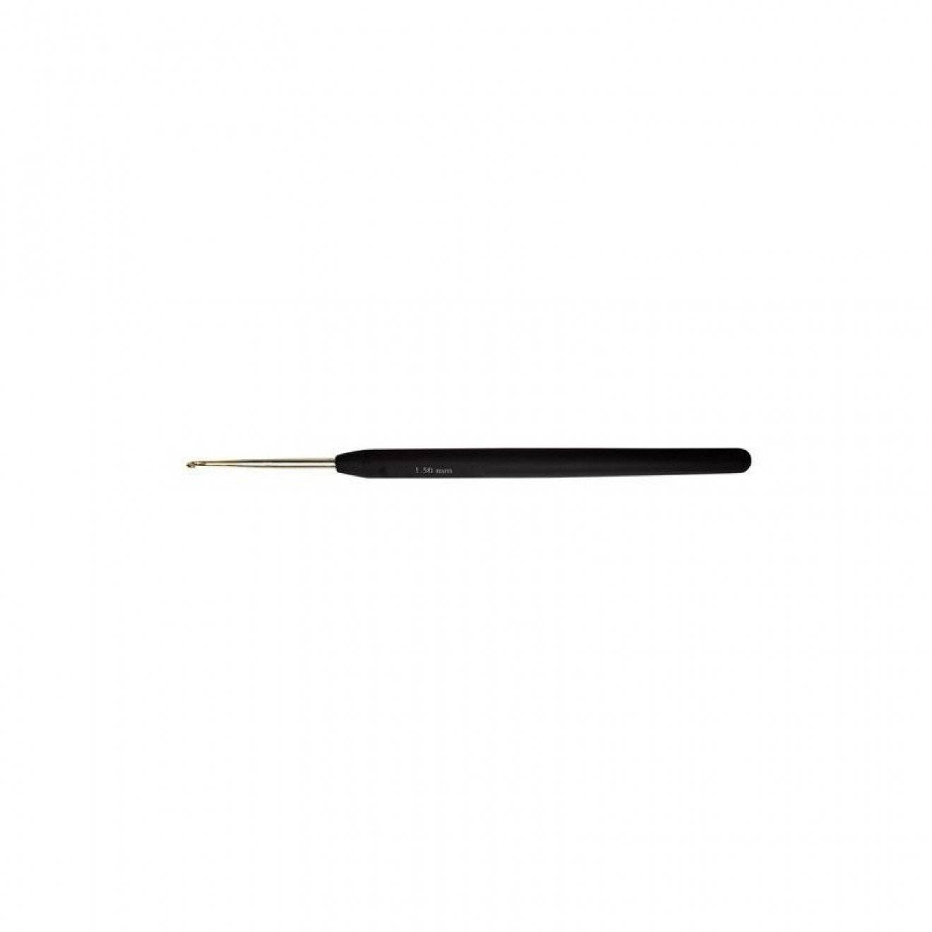 Häkelnadel mit Softgriff und Goldspitze 1,75 mm