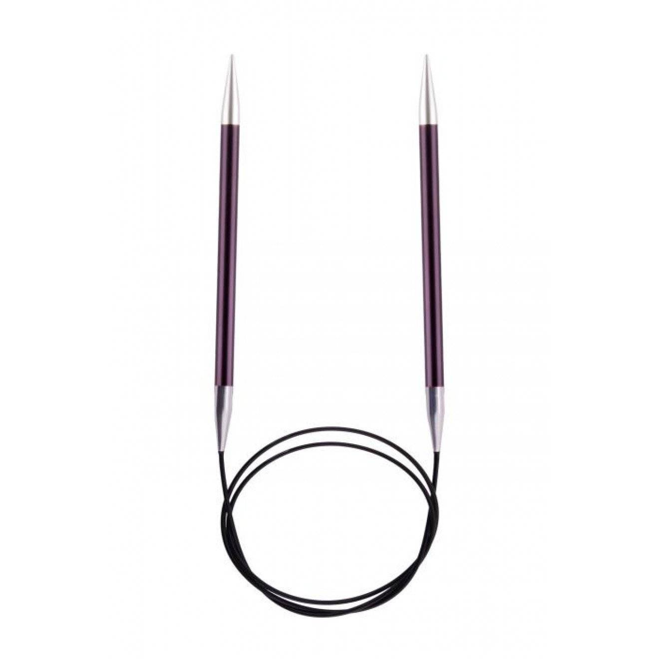 Rundstricknadel ZING 6,00 mm purpur 150 cm