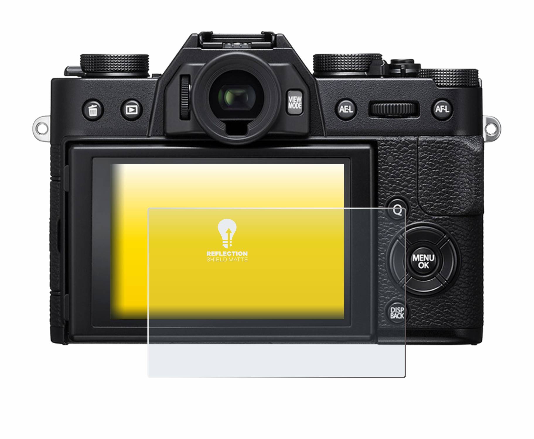 upscreen Reflection Shield Matt Schutzfolie für Fujifilm X-T20