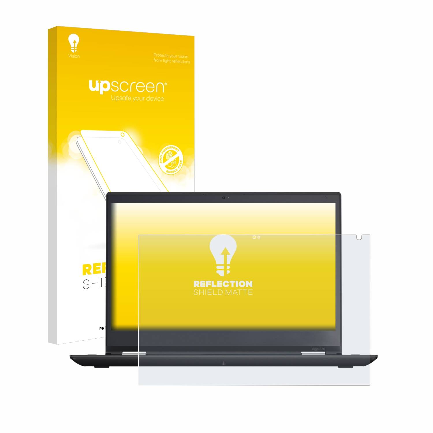 upscreen Reflection Shield Matt Schutzfolie für Lenovo ThinkPad Yoga 370
