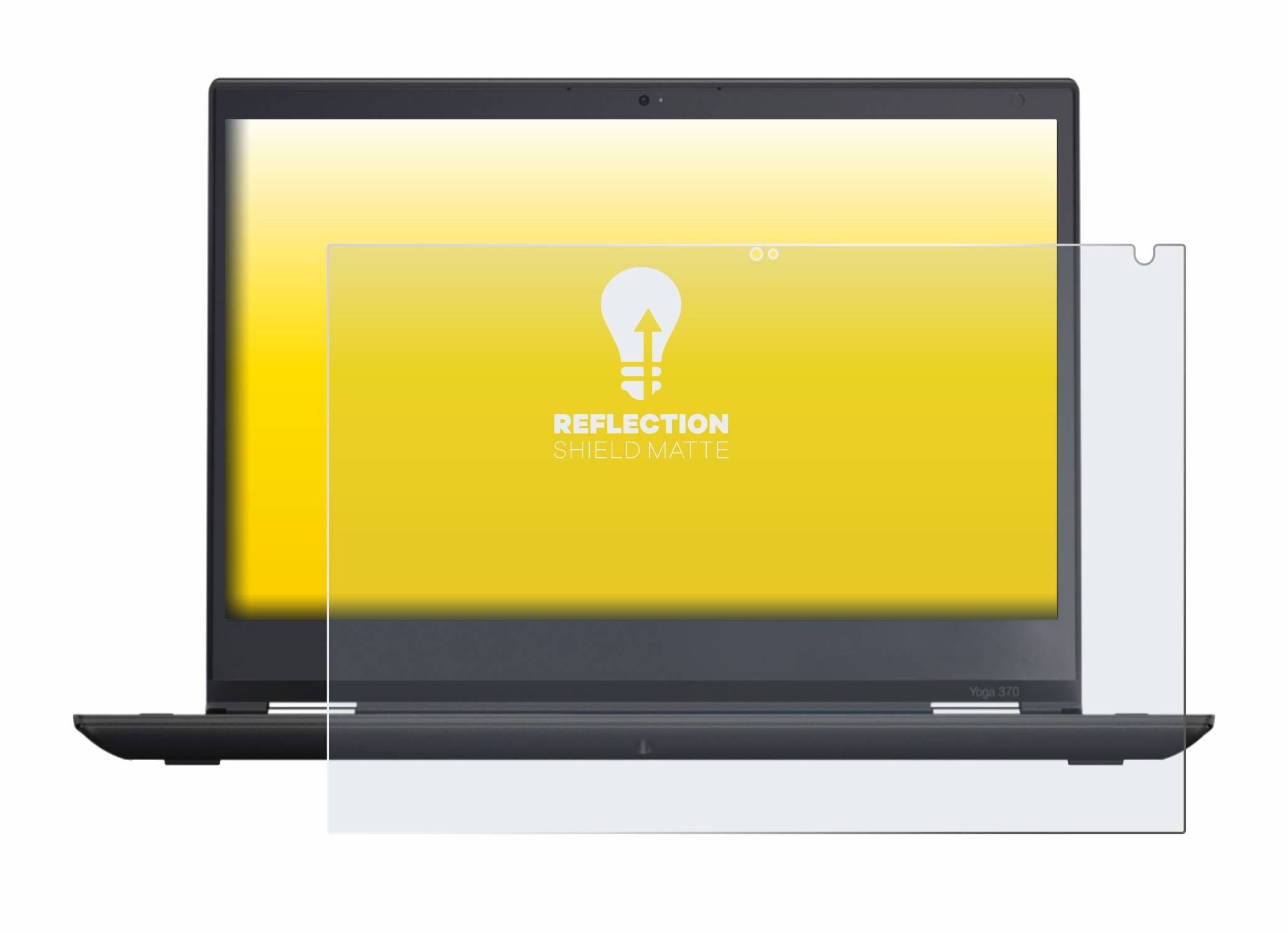 upscreen Reflection Shield Matt Schutzfolie für Lenovo ThinkPad Yoga 370