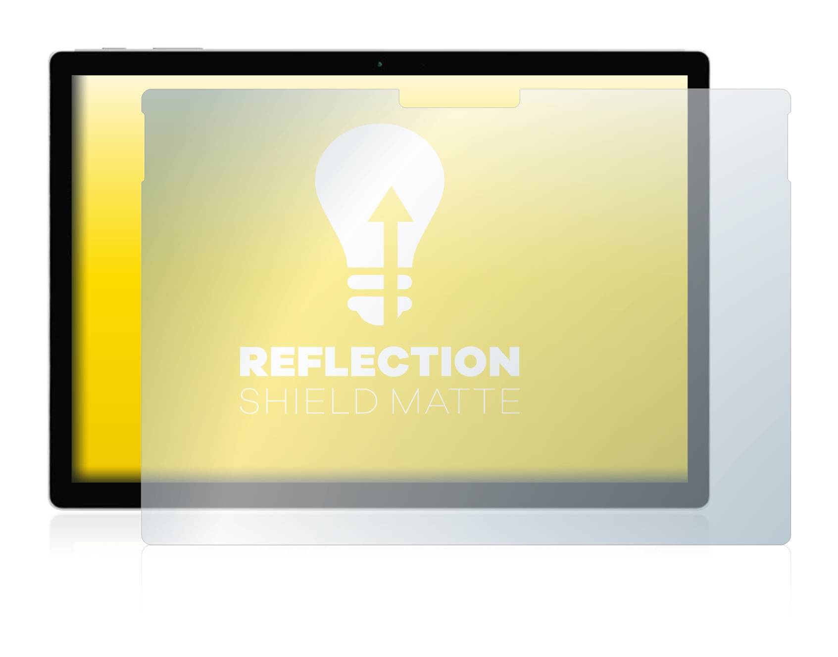 upscreen Reflection Shield Matt Schutzfolie für Microsoft Surface Book 2 13.5