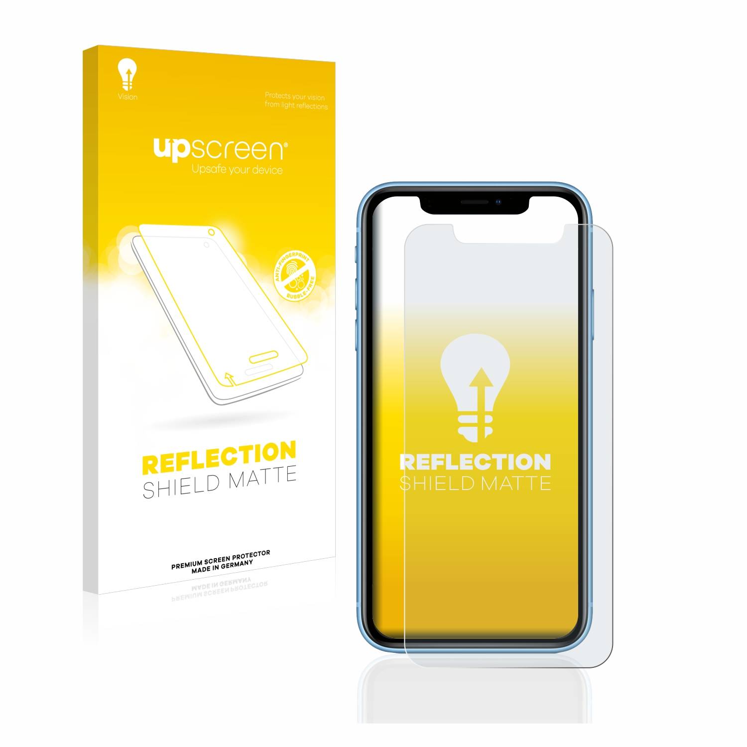 upscreen Reflection Shield Matt Schutzfolie für Apple iPhone XR
