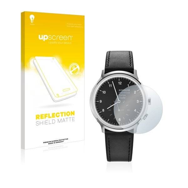 Premium Displayschutzfolie für Mondaine Helvetica No1 2nd time zone (40 mm)