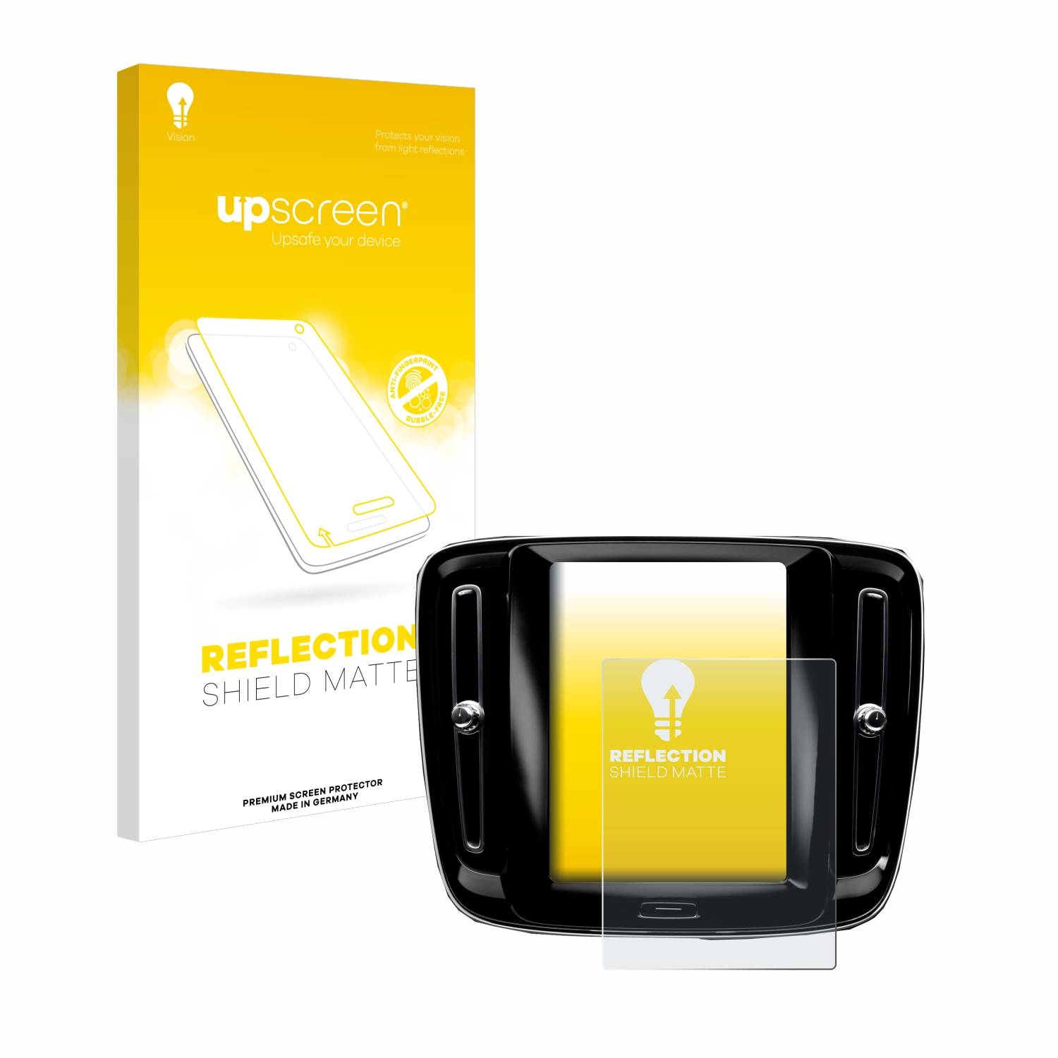 upscreen Reflection Shield Matt Schutzfolie für Volvo XC40 Sensus Connect 8.7 2018-2020