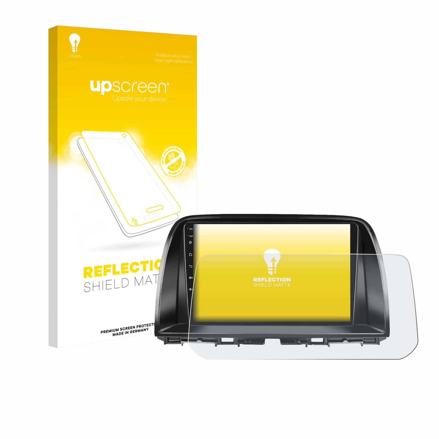 upscreen Reflection Shield Matt Schutzfolie für Mazda CX-5 2017 Infotainment System