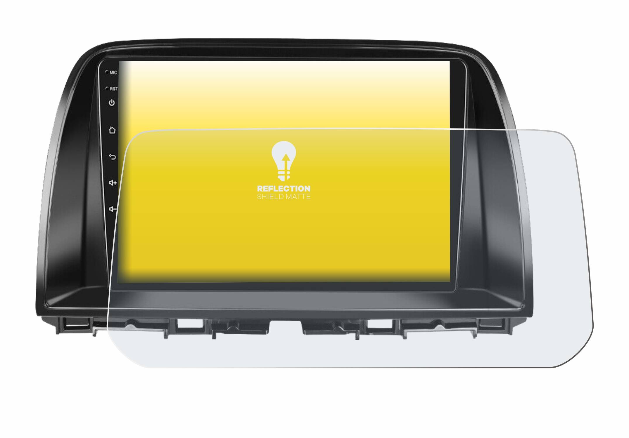 upscreen Reflection Shield Matt Schutzfolie für Mazda CX-5 2017 Infotainment System