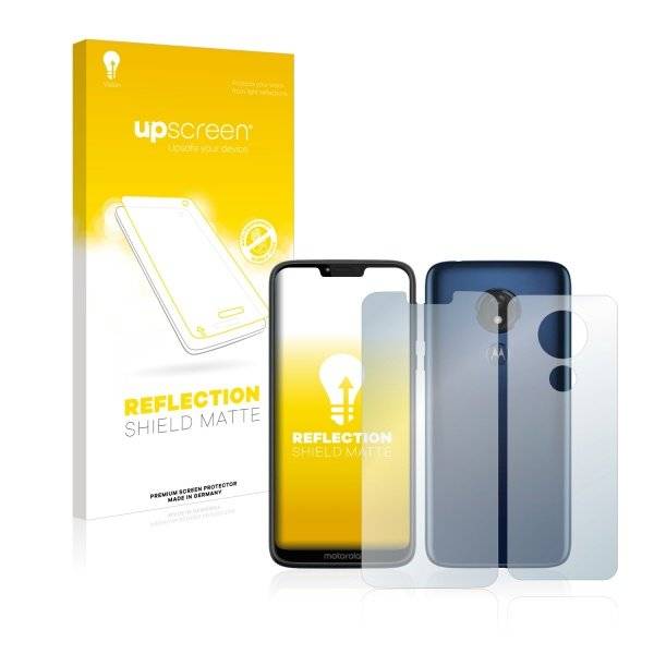 Premium Displayschutzfolie für Motorola Moto G7 Power (Vorder + Rückseite)