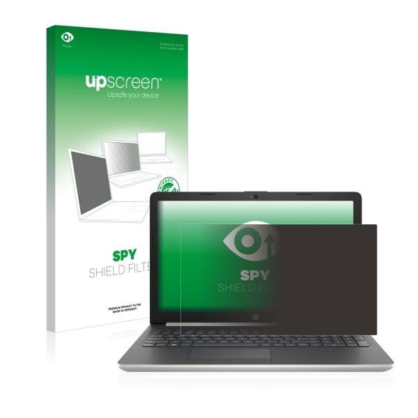 upscreen Spy Shield Filter Premium Blickschutzfilter für HP Notebook 15 da0701ng
