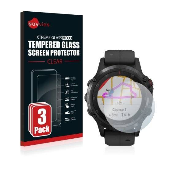 Panzerglasfolie für Garmin fenix 5 Plus (47 mm)