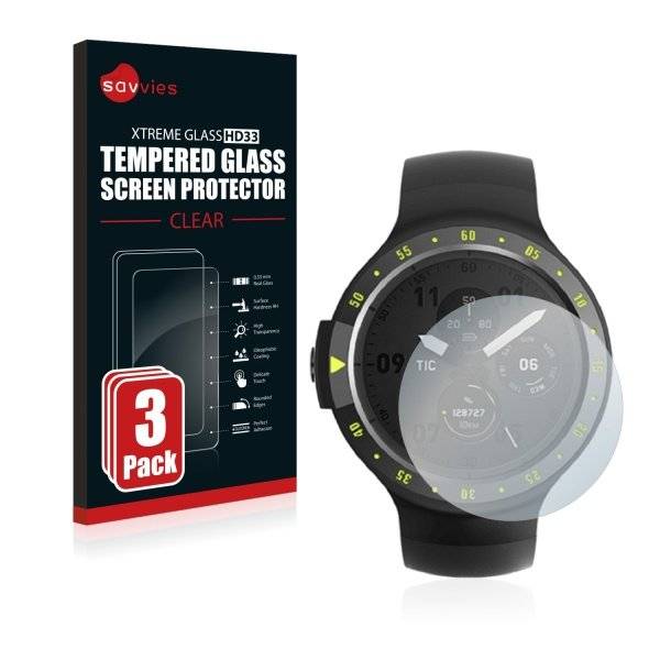 Panzerglasfolie für Mobvoi Ticwatch S Knight