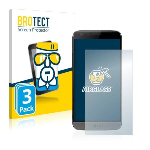 3x Panzerglasfolie Klar für LG G5