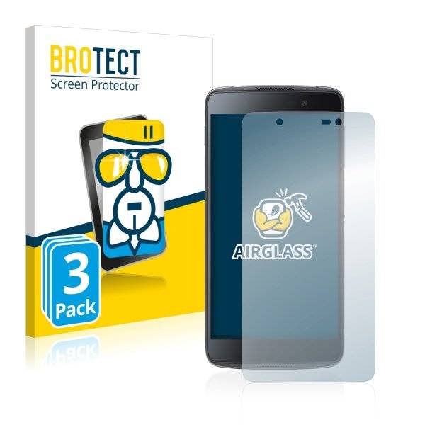 3x Panzerglasfolie Klar für BlackBerry DTEK50