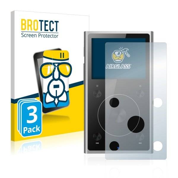 3x Panzerglasfolie Klar für FiiO X1 II