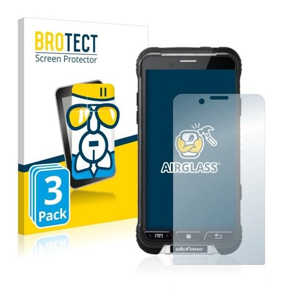 3x Panzerglasfolie Klar für Ulefone Armor