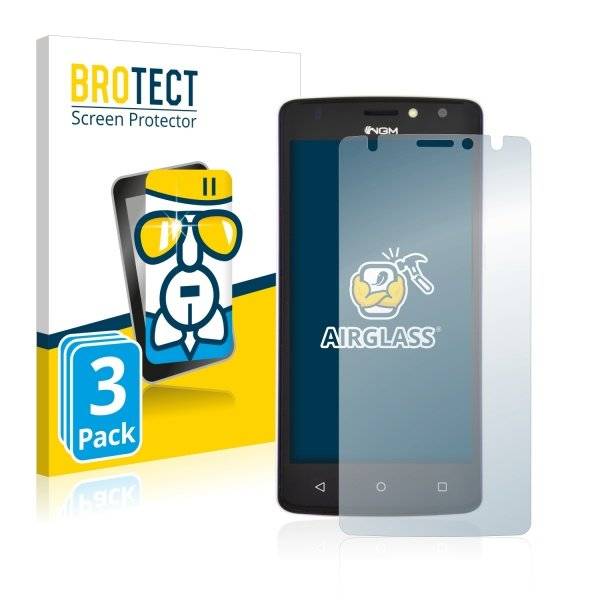 3x Panzerglasfolie Klar für NGM You Color Smart 5 Plus