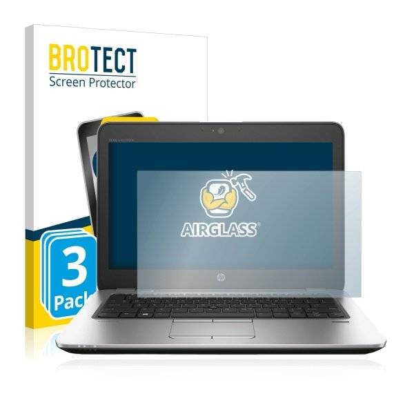 3x Panzerglasfolie Klar für HP EliteBook 820 G4