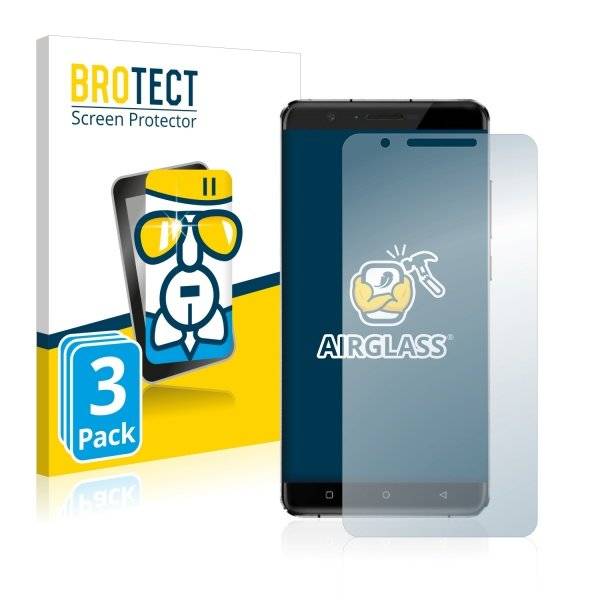 3x Panzerglasfolie Klar für Oukitel U16 Max